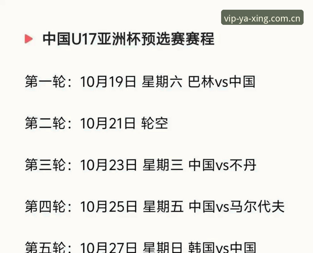 U17世界杯抽签结果揭晓，中国男女足分别落位H组与E组——亚星游戏平台全程跟进赛事动态